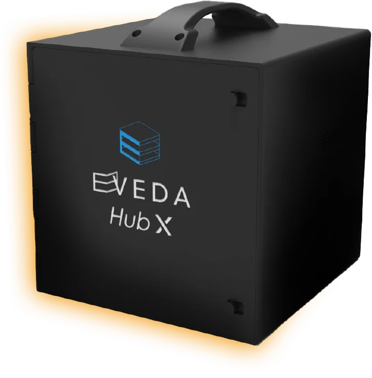 EVEDA HubX portable point of care screening device